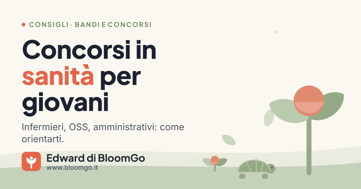 Copertina: Concorsi in sanità per giovani, infermieri OSS amministrativi come orientarti.