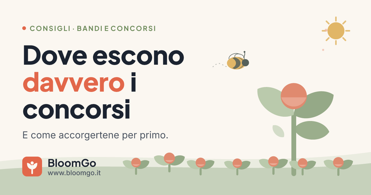 Copertina: Concorsi pubblici, dove escono davvero e come accorgersene per primo.